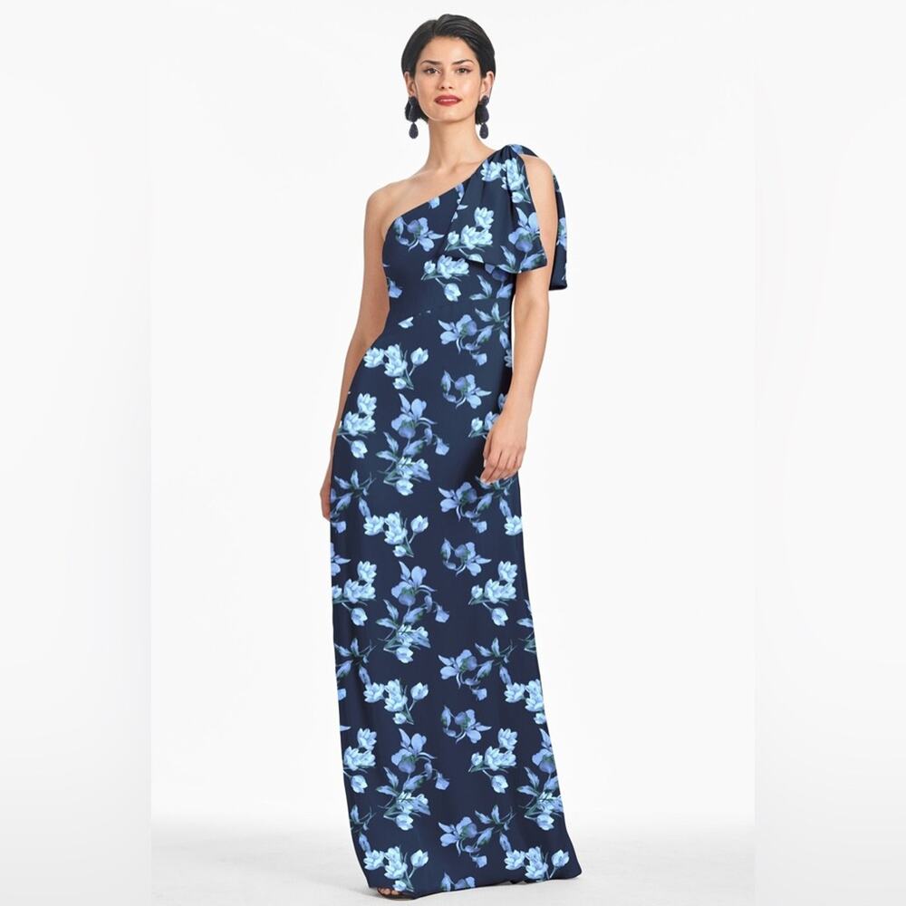 Sachin + Babi Chelsea Gown in Poseidon Venetian Petal